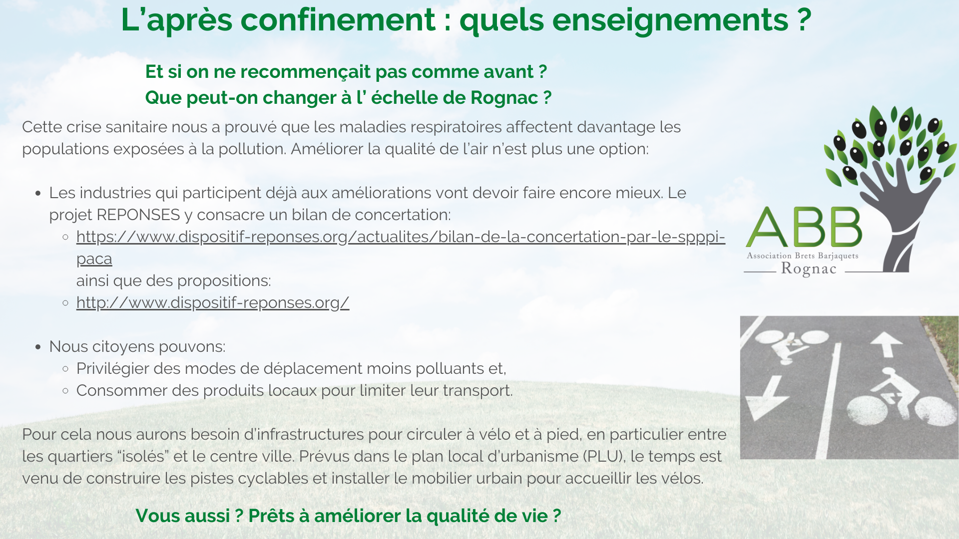 Lire la suite à propos de l’article L’après confinement : quels enseignements ?